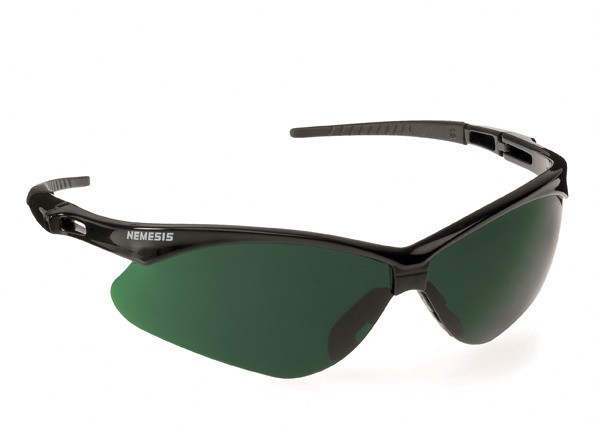 25694 Защитные сварочные очки KleenGuard V30 Nemesis зеленые, ИК/УФ 5.0, 12 шт
