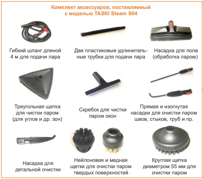 7524811 TASKI Steam S04 Пароочиститель