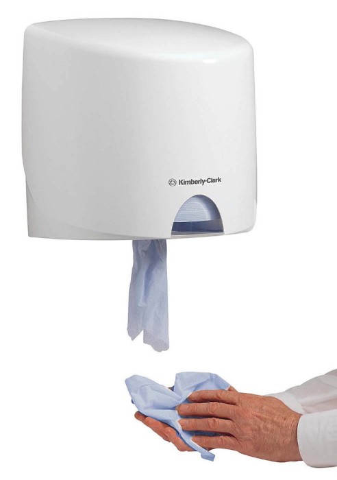 7018 Диспенсер настенный Aquarius для протирочных материалов в рулонах