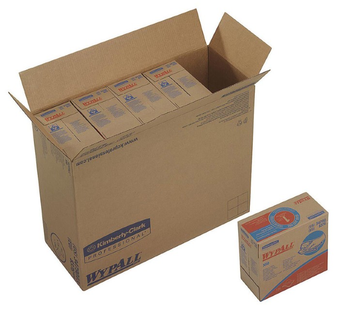 8376 Нетканый протирочный материал WypAll X60, 1 пач. х 126 л, 42.6 × 23.1 см, белый, 63 г/м²