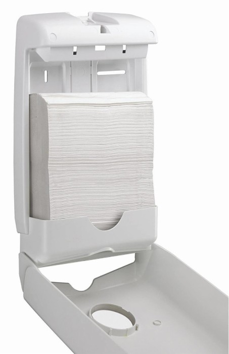 7024 Диспенсер настенный Aquarius Slimfold, для бумажных полотенец в пачках, белый