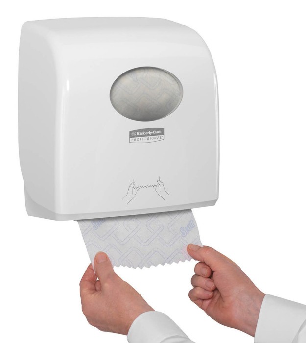 7955 Диспенсер настенный Aquarius Slimroll, для рулонных полотенец, белый