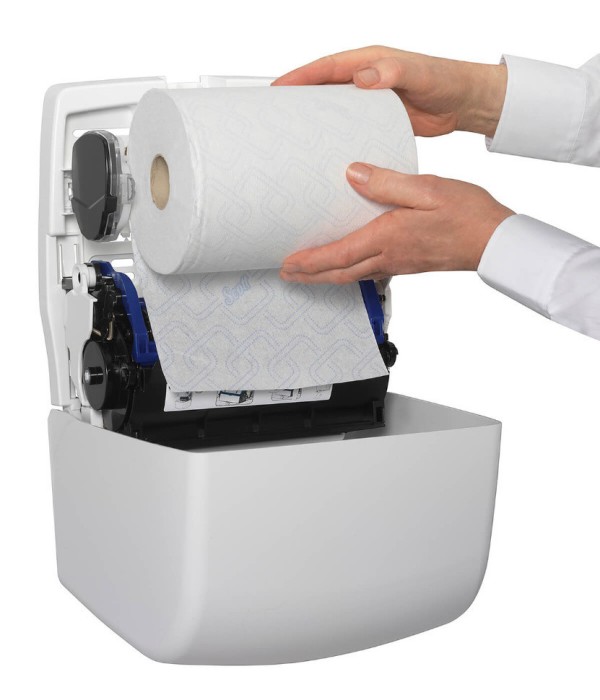 7955 Диспенсер настенный Aquarius Slimroll, для рулонных полотенец, белый