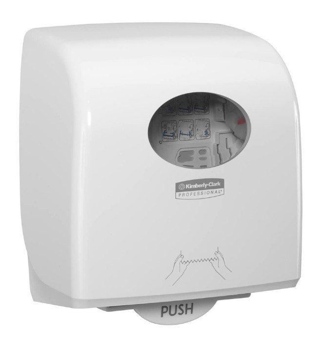 7955 Диспенсер настенный Aquarius Slimroll, для рулонных полотенец, белый