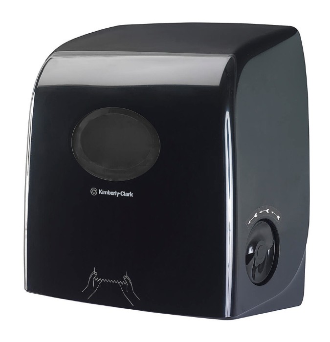 7185 Диспенсер настенный Aquarius Slimroll, для рулонных полотенец, черный