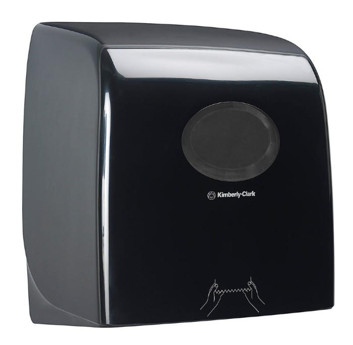 7185 Диспенсер настенный Aquarius Slimroll, для рулонных полотенец, черный