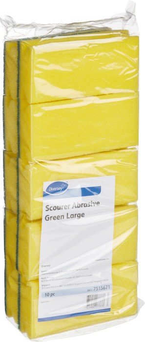 7515671 Губка абразивная TASKI Scourer Abrasive L, 19 x 6 см, 10 шт