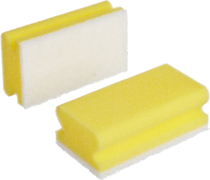 7515481 Губка мягкая TASKI Scourer NonAbrasive, 13 x 7,5 см, желтая, 10 шт