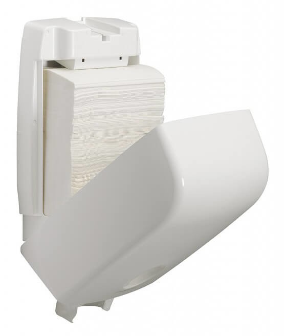 6945 Диспенсер настенный Aquarius, для бумажных полотенец в пачках, белый