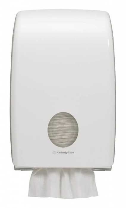 6945 Диспенсер настенный Aquarius, для бумажных полотенец в пачках, белый