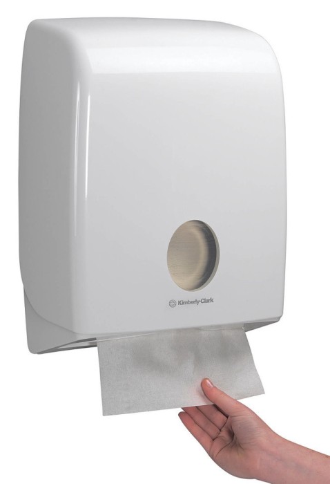 6954 Диспенсер настенный Aquarius, для бумажных полотенец в пачках, белый