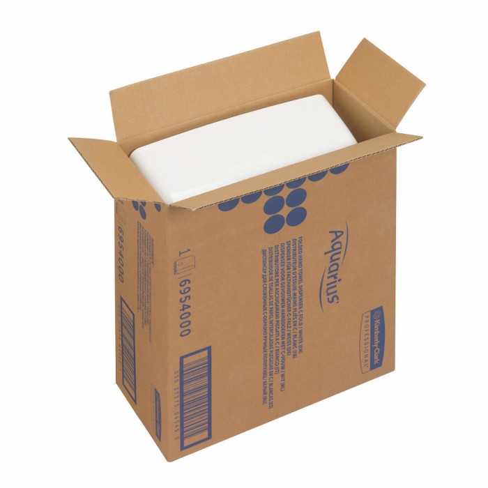 6954 Диспенсер настенный Aquarius, для бумажных полотенец в пачках, белый