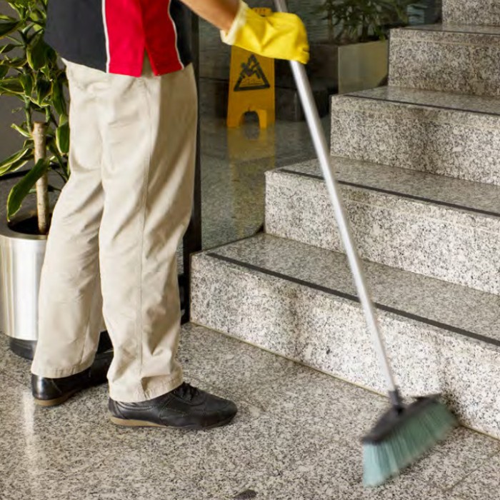 519227 Щетка для пола Эко жесткая Vileda Professional, 30 см