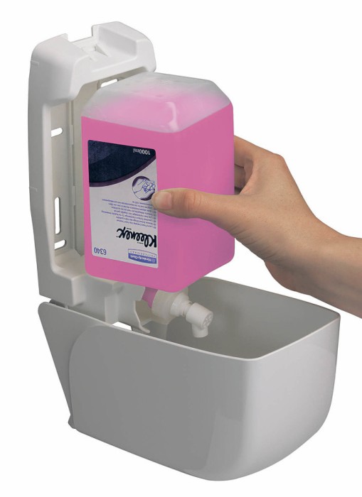 6948 Диспенсер настенный Aquarius, для жидкого пенного мыла, белый