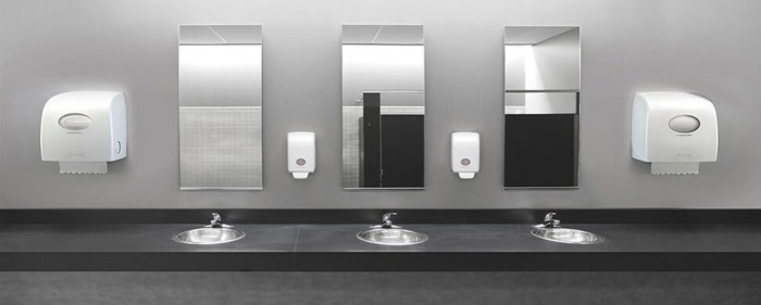 6948 Диспенсер настенный Aquarius, для жидкого пенного мыла, белый