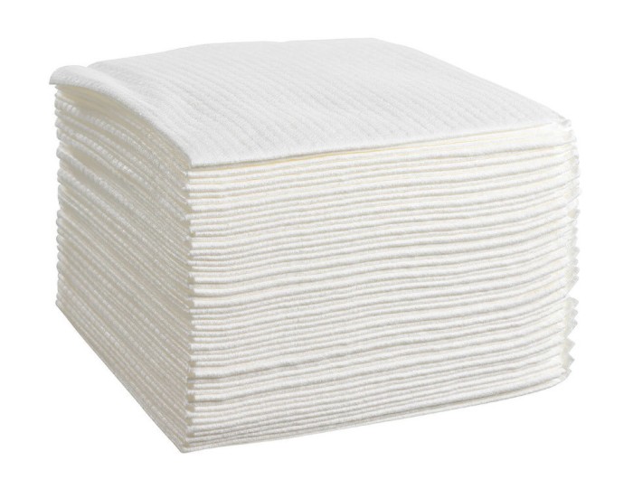 8388 Нетканый протирочный материал WypAll X80, 4 пач. х 50 л, 30.5 × 31.8 см, белый, 105 г/м²