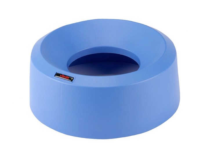 137737 Крышка для контейнера ИРИС 50 л воронкообразная круглая Vileda Professional, синяя