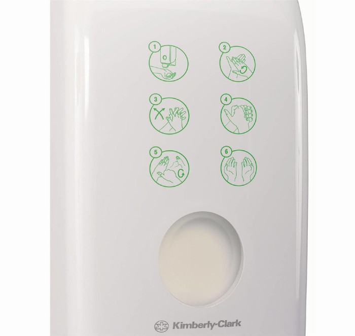 7134 Диспенсер настенный Aquarius, для крема для рук и тела, белый