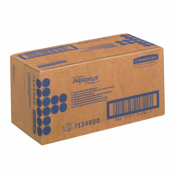 7134 Диспенсер настенный Aquarius, для крема для рук и тела, белый