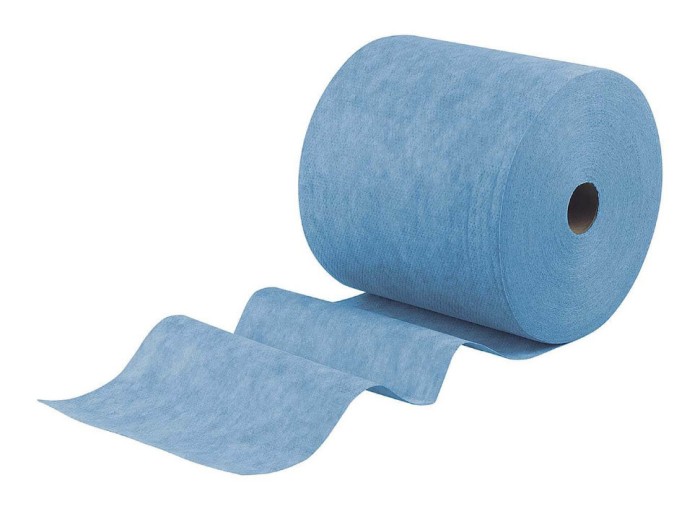 12889 Нетканый протирочный материал WypAll X90, 1 рул. х 450 л, 32 × 30 см, голубой, 90 г/м²
