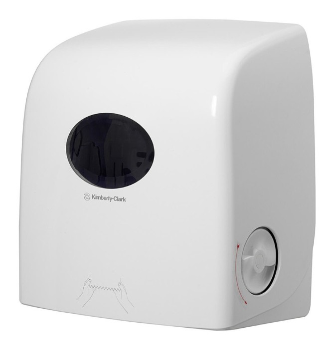 6953 Диспенсер настенный Aquarius, для рулонных полотенец, белый