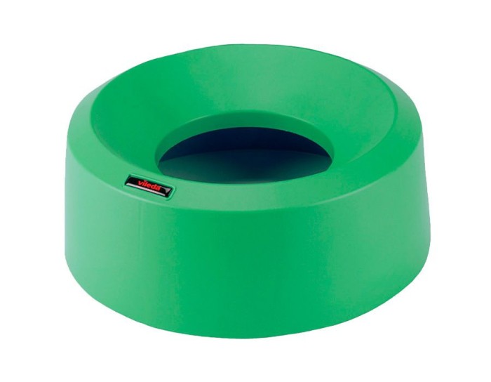 137739 Крышка для контейнера ИРИС 50 л воронкообразная круглая Vileda Professional, зеленая