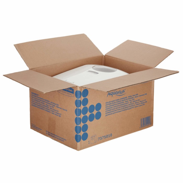 7375 Диспенсер настенный Aquarius, для рулонных полотенец, белый