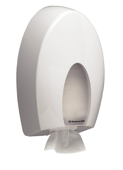 6975 Диспенсер настенный Aqua, для туалетной бумаги в пачках, белый