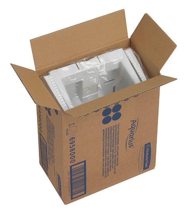 6958 Диспенсер настенный Aquarius, для туалетной бумаги в больших рулонах, белый