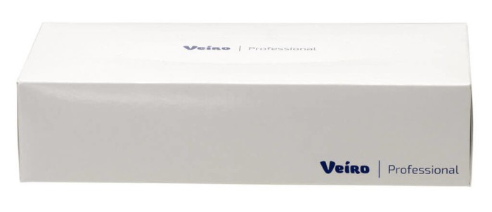 N302 Салфетки косметические для лица Veiro Premium, 35 кор. х 100 л, 20 × 20 см, двухслойные, белые, 30  г/м²