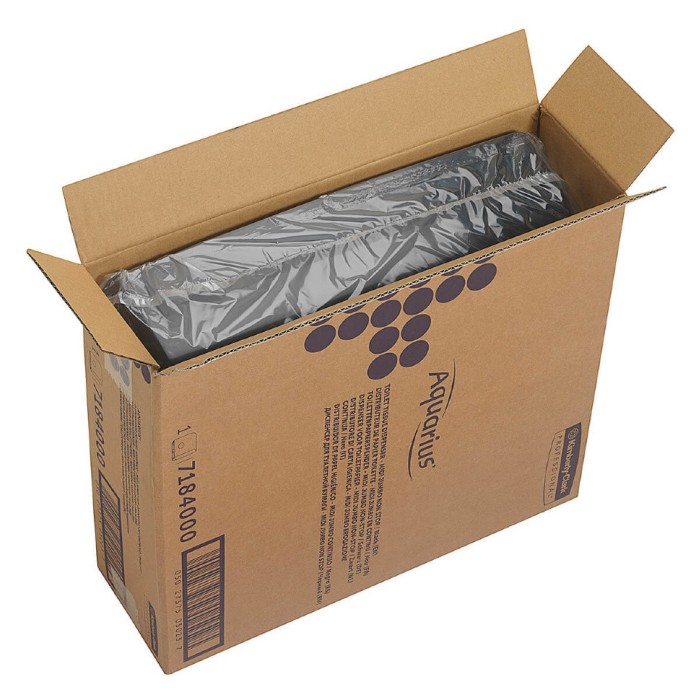 7184 Диспенсер настенный Aquarius, для туалетной бумаги в больших рулонах, черный