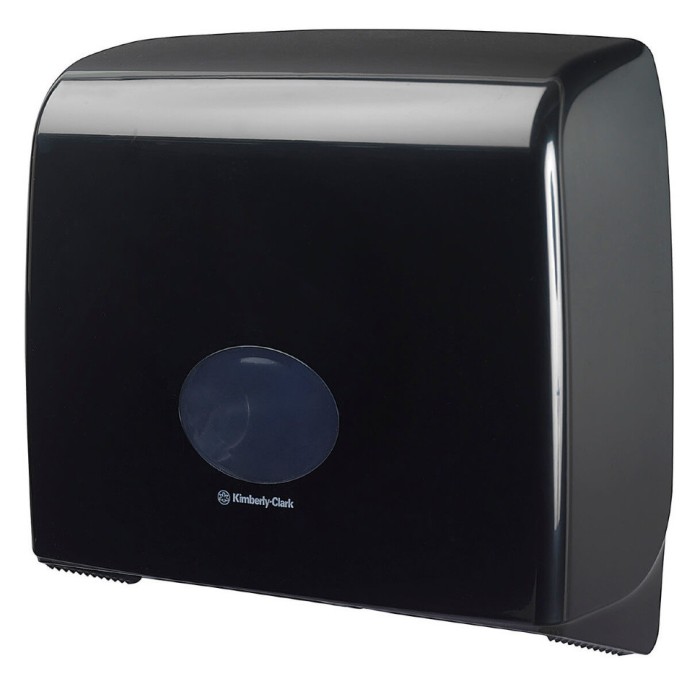 7184 Диспенсер настенный Aquarius, для туалетной бумаги в больших рулонах, черный