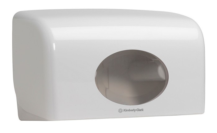 6992 Диспенсер настенный Aquarius, для туалетной бумаги в малых рулонах, белый