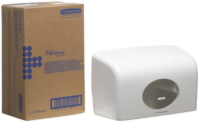 6992 Диспенсер настенный Aquarius, для туалетной бумаги в малых рулонах, белый