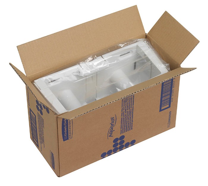 6992 Диспенсер настенный Aquarius, для туалетной бумаги в малых рулонах, белый