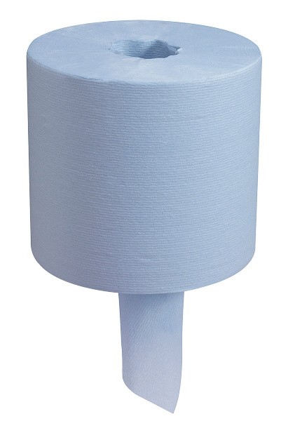 7265 Протирочная бумага WypAll L10, 6 рул. х 700 л, 38 × 18.5 см, однослойная голубая