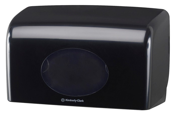 7191 Диспенсер настенный Aquarius, для туалетной бумаги в малых рулонах, черный