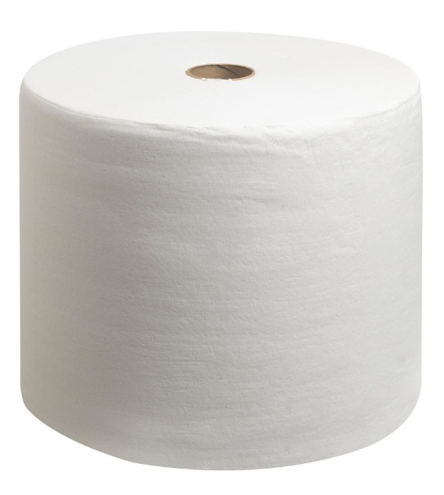 7452 Протирочная бумага  WypAll L40, 1 рул. х 750 л, 34 × 32 см, однослойная белая, 80 г/м²