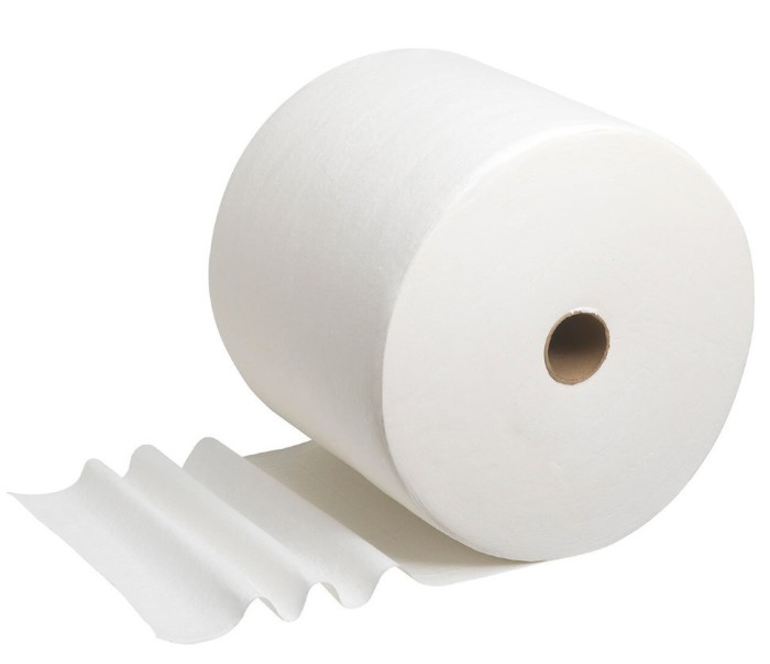 7452 Протирочная бумага  WypAll L40, 1 рул. х 750 л, 34 × 32 см, однослойная белая, 80 г/м²