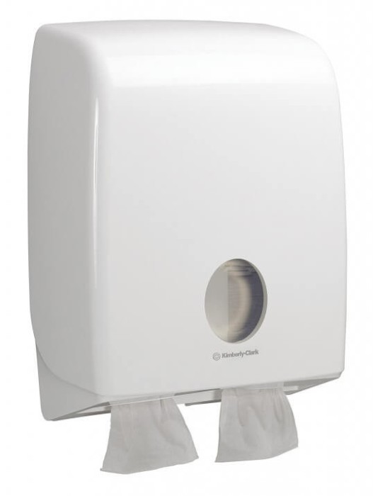 6990 Диспенсер настенный Aquarius, для туалетной бумаги в пачках, белый