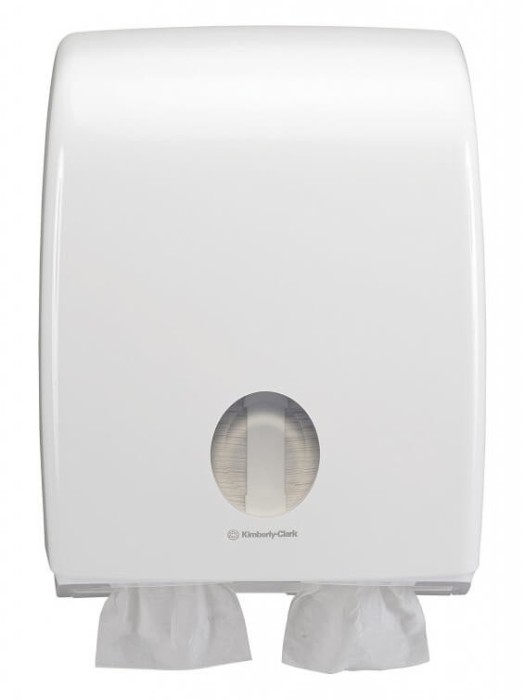 6990 Диспенсер настенный Aquarius, для туалетной бумаги в пачках, белый