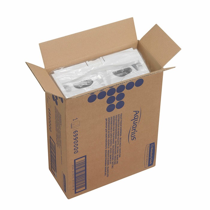 6990 Диспенсер настенный Aquarius, для туалетной бумаги в пачках, белый