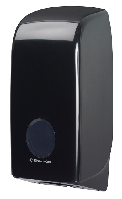 7172 Диспенсер настенный Aquarius, для туалетной бумаги в пачках, черный