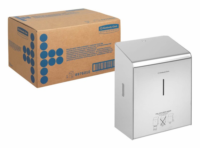 8976 Диспенсер настенный Kimberly-Clark Professional, для бумажных полотенец в рулонах, стальной