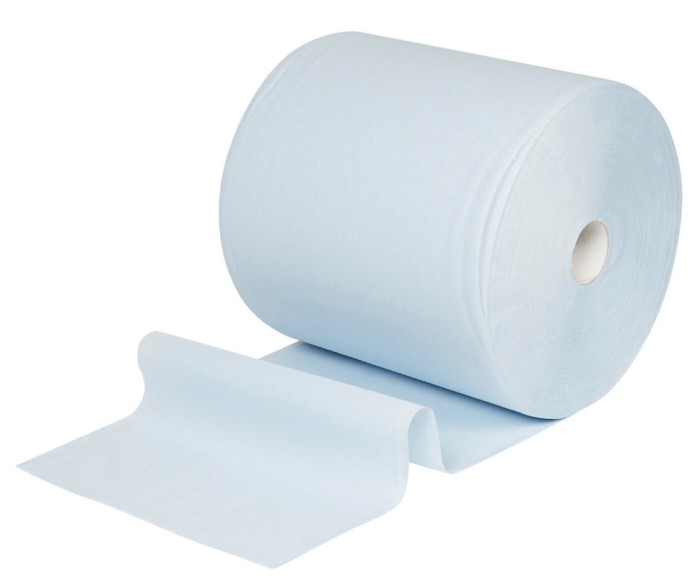 7240 Протирочная бумага WypAll L10 Extra+, 1 рул. х 1000 л, 38 × 33 см, однослойная голубая, 32 г/м²