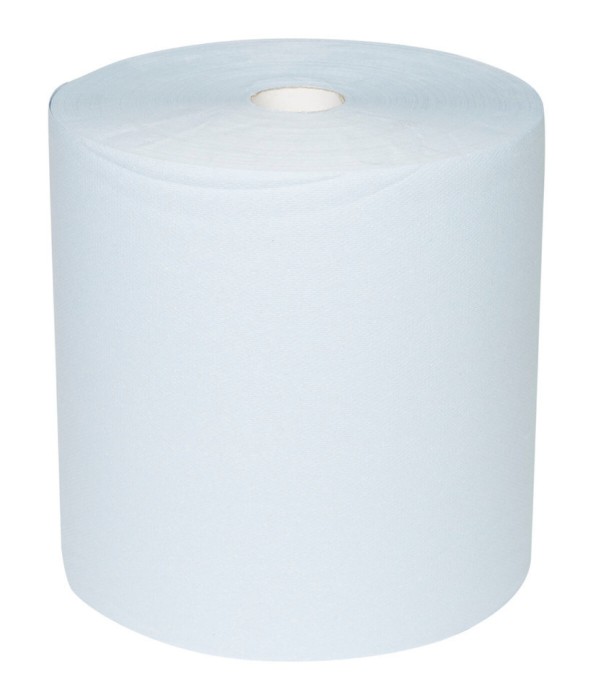 7240 Протирочная бумага WypAll L10 Extra+, 1 рул. х 1000 л, 38 × 33 см, однослойная голубая, 32 г/м²