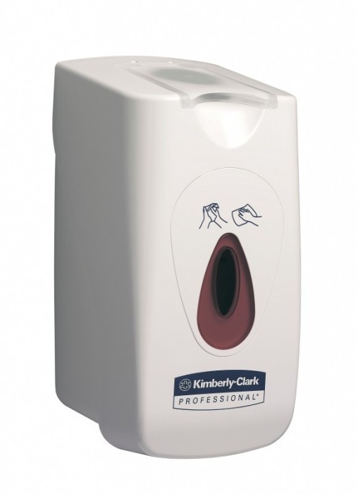 7936 Диспенсер настенный Kimberly-Clark Professional, для дезинфицирующих салфеток в блоке, белый