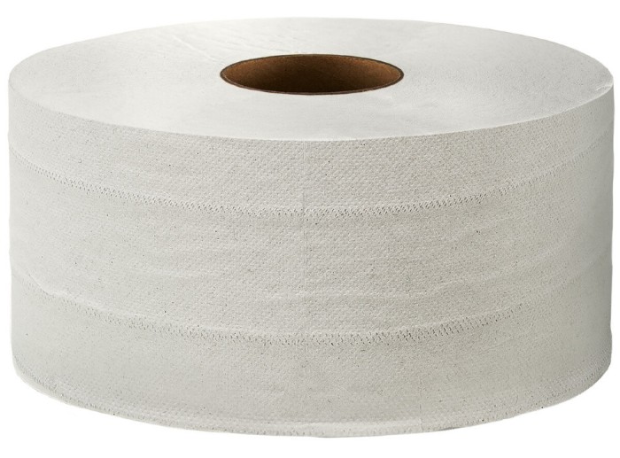 T102 Туалетная бумага в больших рулонах Veiro Professional Basic, 12 рул. х 200 м, однослойная, цвет натуральный, 25 г/м²