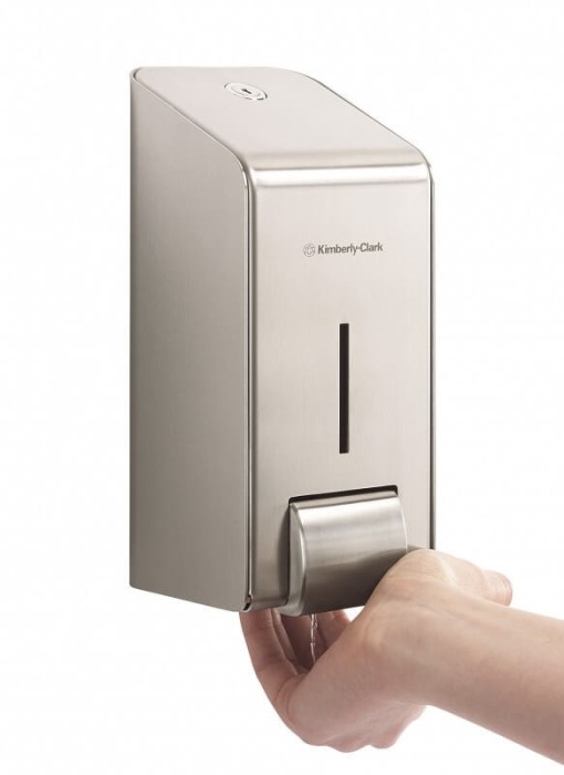 8973 Диспенсер настенный Kimberly-Clark Professional, для жидкого пенного мыла, стальной