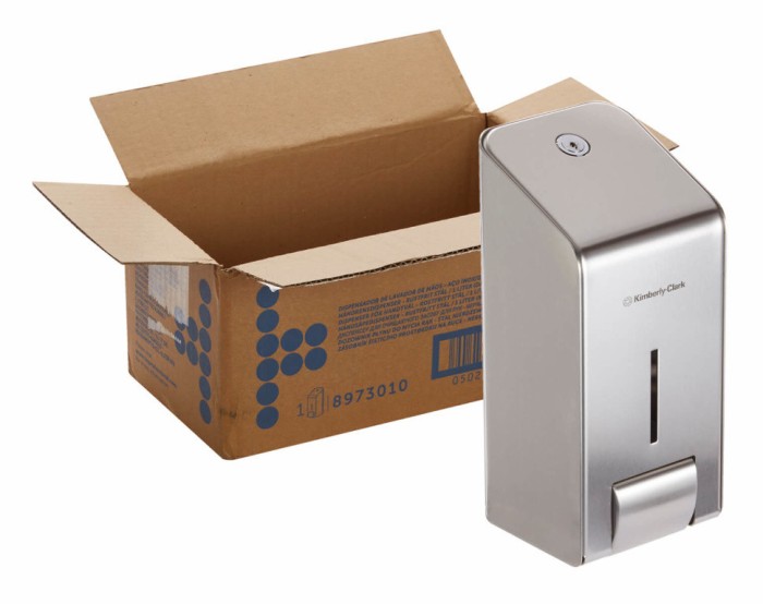 8973 Диспенсер настенный Kimberly-Clark Professional, для жидкого пенного мыла, стальной